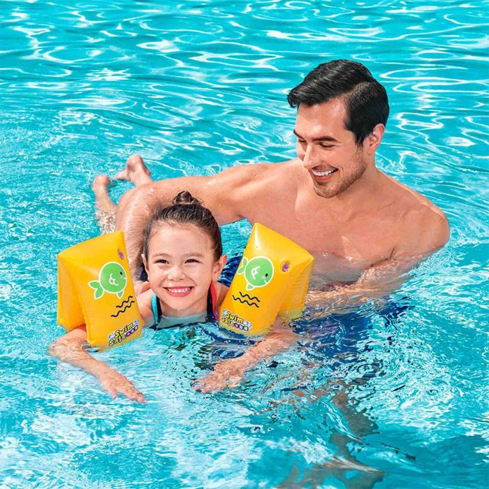 Bestway Manguitos Hinchables Decorados 30x15 cm +5 a 12 Años Playa y Piscina 32102 1