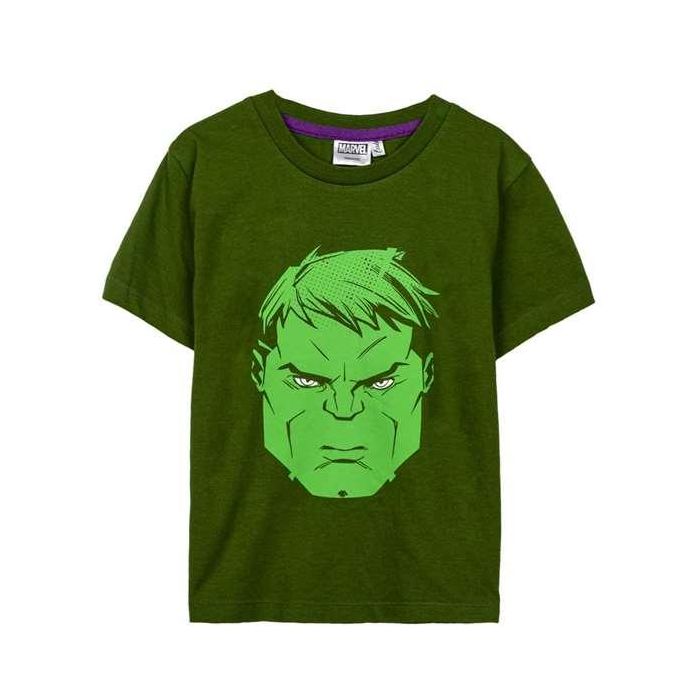Camiseta corta single jersey avengers hulk talla 8 años Camiseta corta single jersey avengers hulk talla 8 años