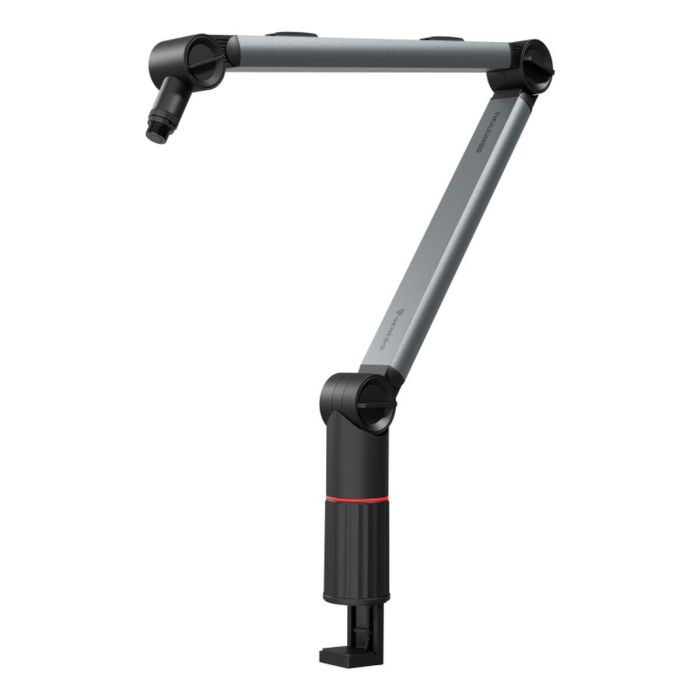 GENESIS Thulium 700 NGM-2157 Soporte Brazo Micrófono Profesional Ajustable Base Escritorio Aluminio Gris 3/8 5/8" 3