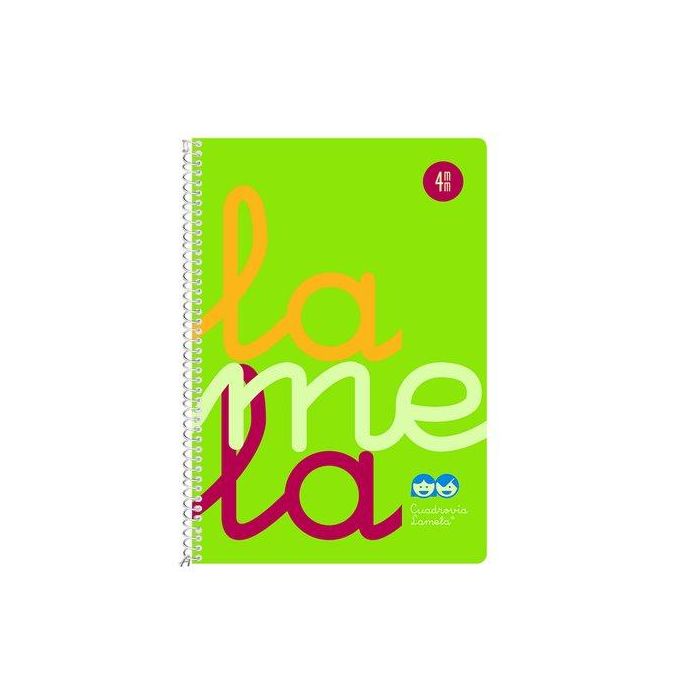 Lamela Bloc Tapa Polipropileno 4º 80H Cuadrovia 4 Mm Verde 5 unidades