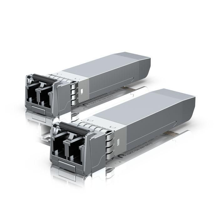 Ubiquiti Módulo Óptico Multi-Modo SFP+ 10G 2x LC hasta 550m - Transceptor de Fibra Duplex 6