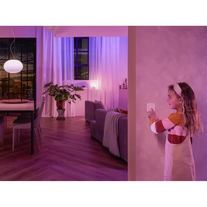 Philips Hue Módulo de interruptor de pared White, trabaja con Alexa, Google Assistant y Apple HomeKit, PHI8719514318045 3