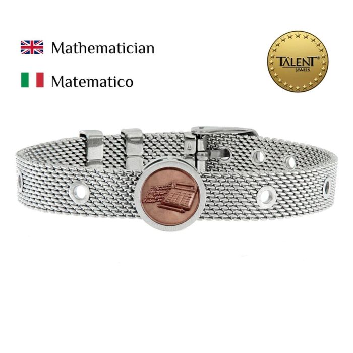 Pulsera Unisex Mathematician Talent Jewels TJA-2-02-02-1-235 Plateado 1
