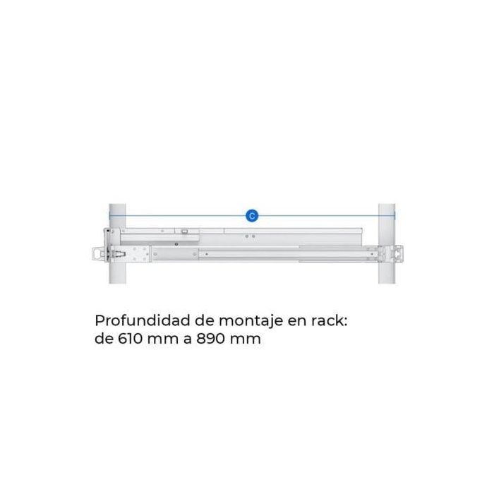 Synology RKS-02 Raíles de rack deslizantes para servidores de montaje en rack Synology. 2