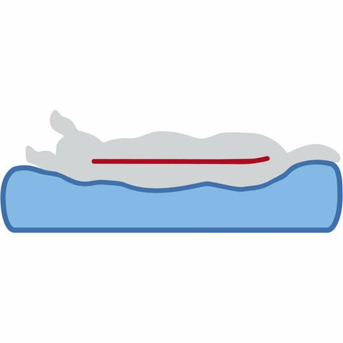 Colchón Trixie Samoa Vital Gris oscuro 100 × 70 CM 1