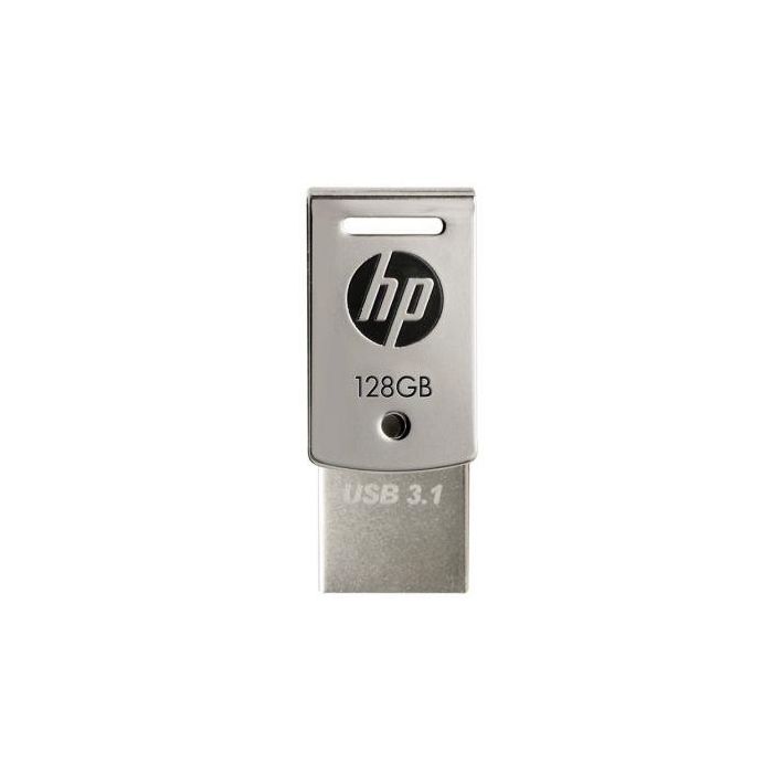 PENDRIVE HP X5000M 128GB - CONECTORES USB-A / USB TIPO-C - 150MB/S LECTURA - OTG - USB 3.1 - ACERO INOX. 3
