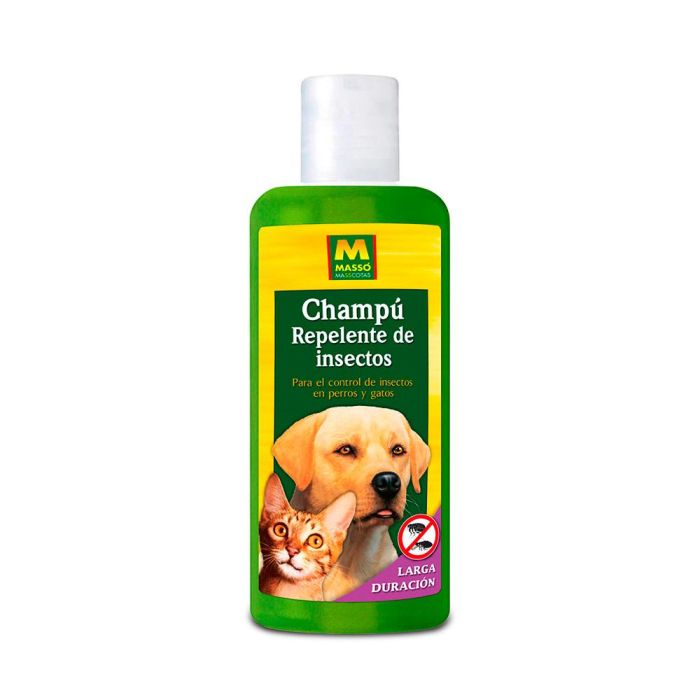 Champú repelente insectos para mascotas 250 ml 231355 masso