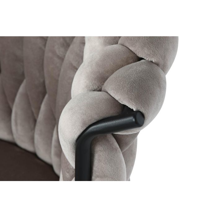 DKD Home Decor Silla Beige Negro 66 x 84 x 60 cm 3 DKD Home Decor Silla Beige Negro 66 x 84 x 60 cm 3