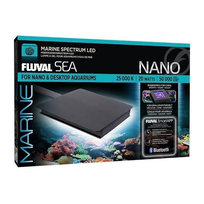Fluval 14541HAG Lámpara LED para Acuario Marine 3.0 Nano con Bluetooth 20W 0 Fluval 14541HAG Lámpara LED para Acuario Marine 3.0 Nano con Bluetooth 20W 0