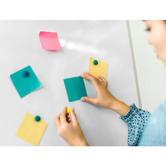 Q-connect Pizarra Blanca Magnética Lacada Marco Aluminio 150x100 cm 5