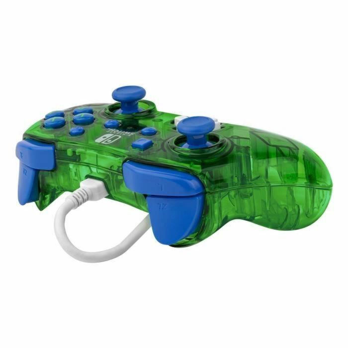 Gamepad - Rock Candy - Super Mario LUIGI - Con cable - Colores brillantes - Ergonómico 3