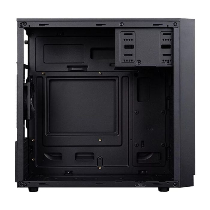 Hiditec Q5 PRO Midi Tower Negra para PC con USB 3.1 Tipo-C, USB 3.0 y Lector de Tarjetas, Compatible Micro ATX / Mini ITX 2