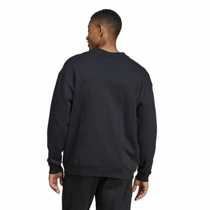 Sudadera sin Capucha Hombre Adidas Brand Love French Terry Negro 2