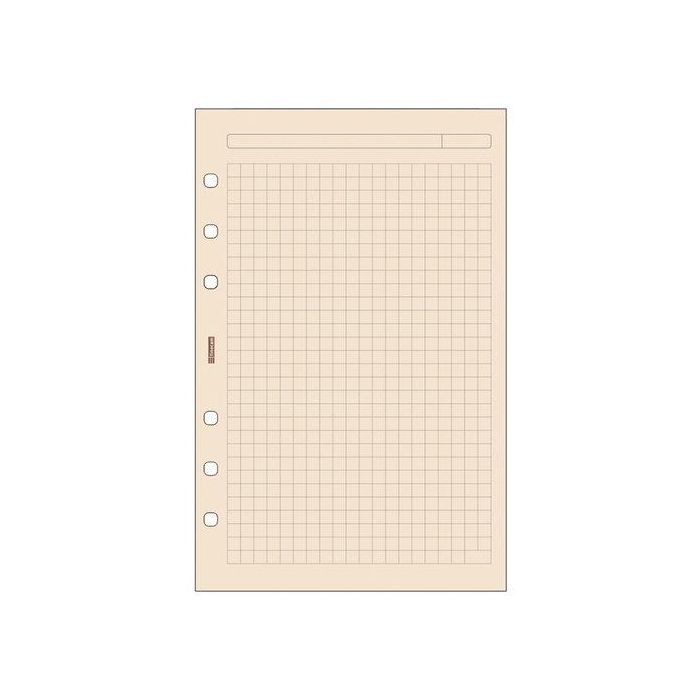Recambio Agenda Finocam R544 Open 500 Cuadricula Color Crema