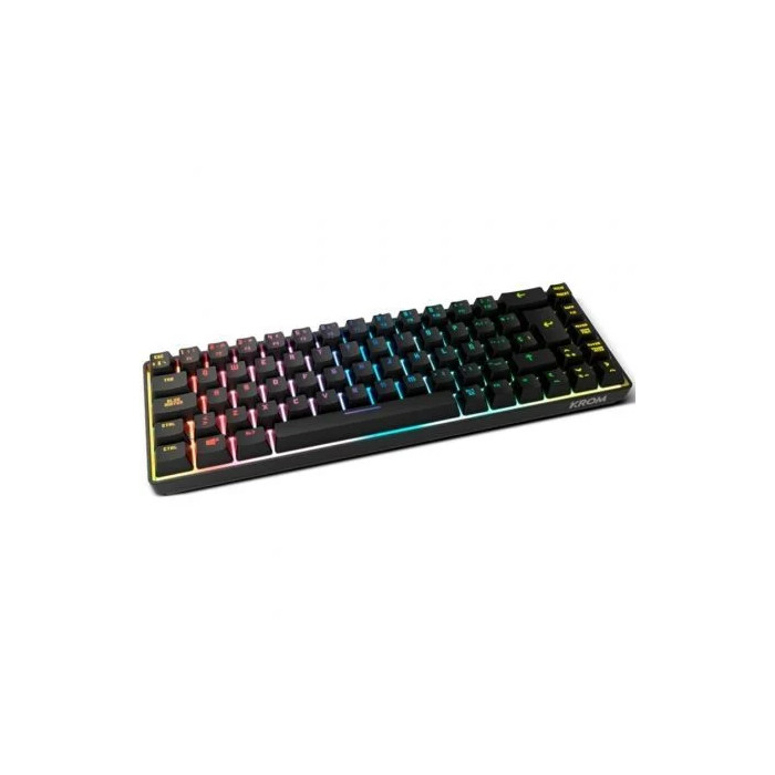 Krom Teclado Gaming Kalista NXKROMKALISTASP Membrana RGB 62% N-19 Anti-ghosting Compacto Mini