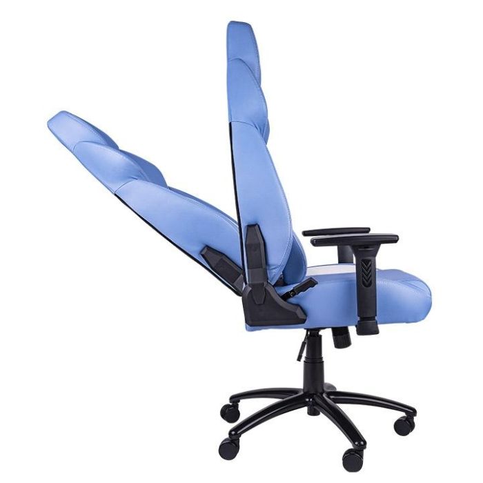 Thermaltake GGC-VCO-LWLWDS-01 Silla Gaming Butaca Acolchada para Videojuegos, 52cm Ancho, Soporta 150 kg, Azul y Blanco 3 Thermaltake GGC-VCO-LWLWDS-01 Silla Gaming Butaca Acolchada para Videojuegos, 52cm Ancho, Soporta 150 kg, Azul y Blanco 3