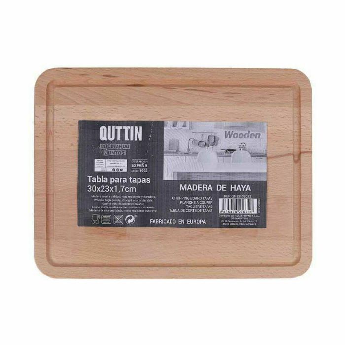 Tabla de cortar Quttin 30 x 23 x 1,7 cm (8 Unidades) 1