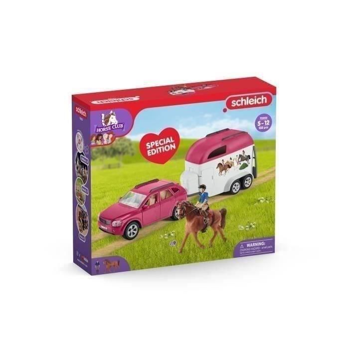 SCHLEICH - Coche con remolque - 72223 - Gama Horse Club 2 SCHLEICH - Coche con remolque - 72223 - Gama Horse Club 2