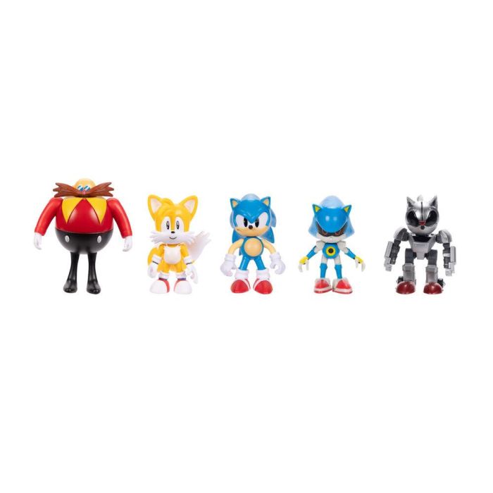 Blister 5 figuras Sonic the Hedgehog 6cm 1