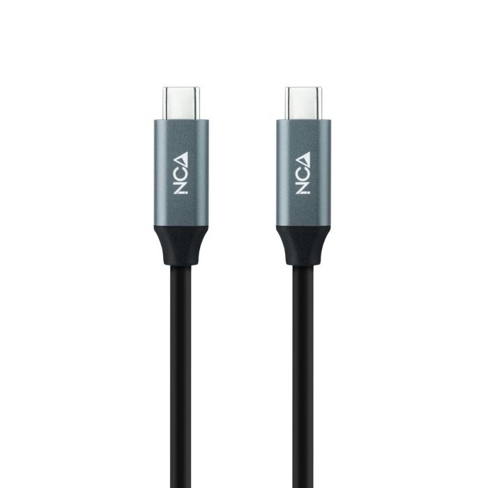 Nanocable 10.01.4302 Cable de Carga y Datos USB-C a USB-C USB 3.2 Gen2x2 20Gbps 100W 4K 60Hz 2m Negro E-mark Aluminio 2