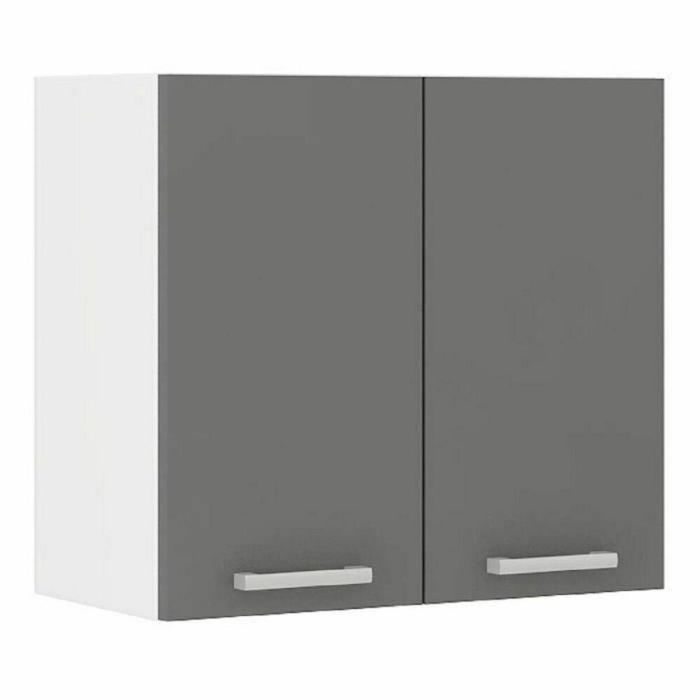 Mueble de cocina 60 x 31 x 55 cm Gris Melamina PVC Roble 0 Mueble de cocina 60 x 31 x 55 cm Gris Melamina PVC Roble 0