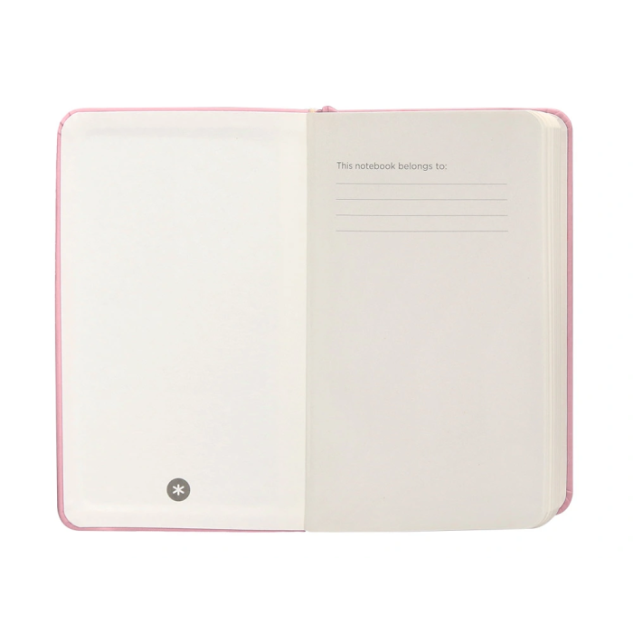 Antartik Cuaderno A6 Tapa Dura Hojas Rayas Rosa Pastel 100 Hojas 80gr FSC 6