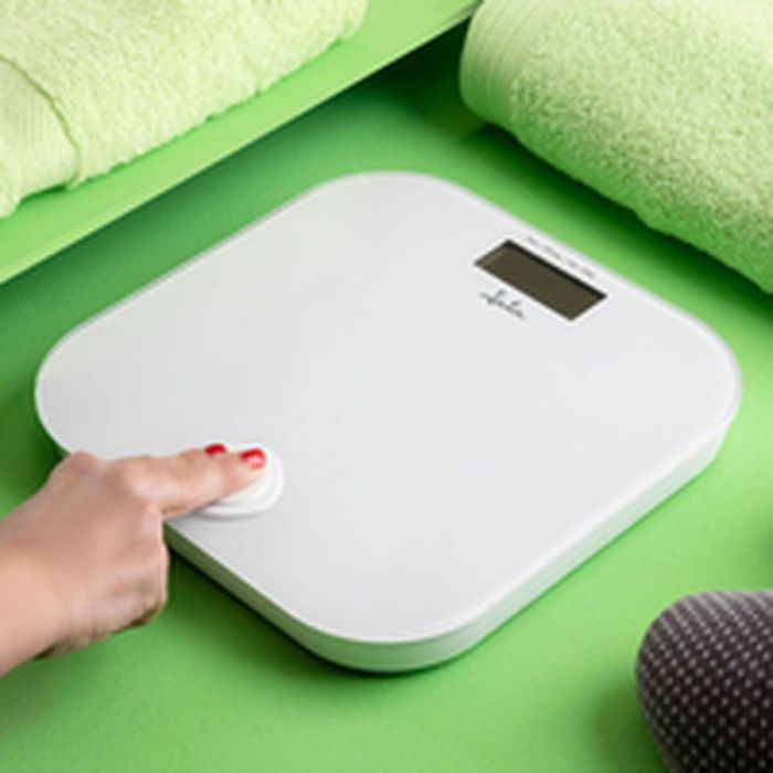 Báscula Digital de Baño JATA HBAS1907 Blanco Cristal Templado 150 kg 180 kg 1 Báscula Digital de Baño JATA HBAS1907 Blanco Cristal Templado 150 kg 180 kg 1