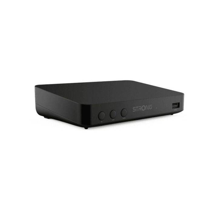 Strong SRT 8208 Receptor TV Digital DVB-T2 HD para Radio y TV con Ethernet (RJ-45). Sintonizador UHF/VHF, Negro Strong SRT 8208 Receptor TV Digital DVB-T2 HD para Radio y TV con Ethernet (RJ-45). Sintonizador UHF/VHF, Negro