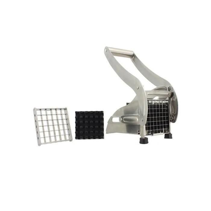 Menastyl 5040225 Cortador manual de patatas fritas de Acero Inoxidable 26x12 cm