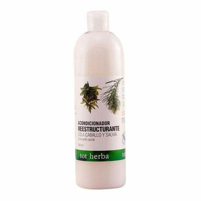 Tot Herba Acondicionador Reestructurante Cola Caballo y Salvia. Brillo, Suavidad, Hidratación. Todo Tipo Cabello 1000ml