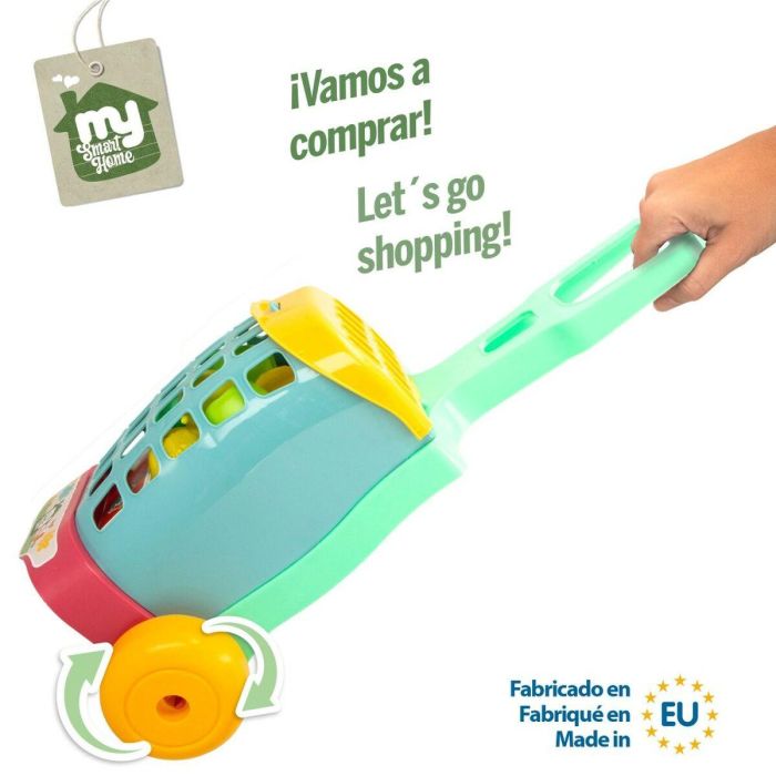 Carro de Compra Colorbaby My Home Juguete 12 Piezas 15 x 10 x 6 cm 8 Unidades 4