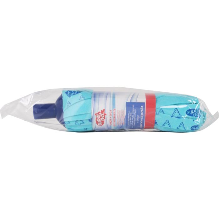 Supernet Fregona Azul Estampada, 28 x 9 x 9 cm (24 Unidades)