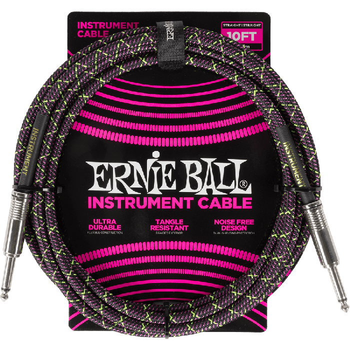 Cable Eb Instrumento Trenzado Jack-Jack Ss 3 M - Purple Python 2 Cable Eb Instrumento Trenzado Jack-Jack Ss 3 M - Purple Python 2