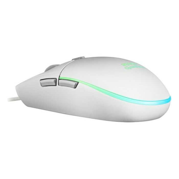 Mars Gaming MMGW Ratón Óptico Gaming Blanco 3200 DPI RGB Flow 4