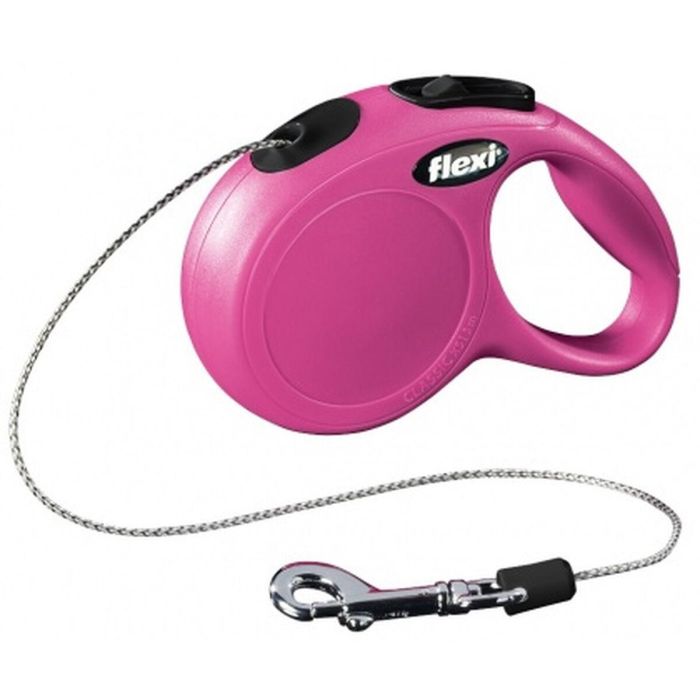 Correa para Perro Flexi NEW CLASSIC 3 m Rosa Talla XS