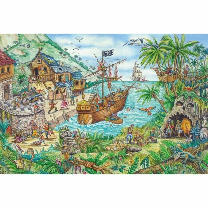 Puzzle Schmidt Spiele In the Pirate Bay Bandera 100 Piezas 2