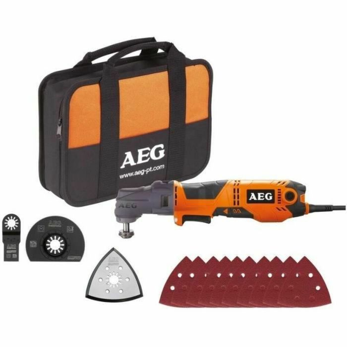 Multiherramienta AEG POWERTOOLS 300 vatios + cuchillas y accesorios