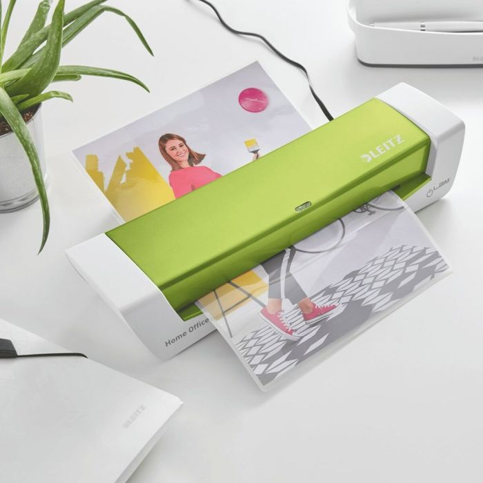 Plastificadora Leitz iLAM Home Office A4 Blanco Verde 1 Plastificadora Leitz iLAM Home Office A4 Blanco Verde 1