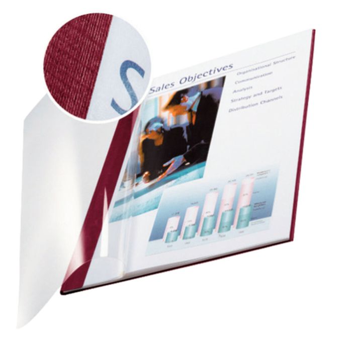 Leitz tapas flexibles sistema de encuadernacion channel lomo 3,5mm -10u-
