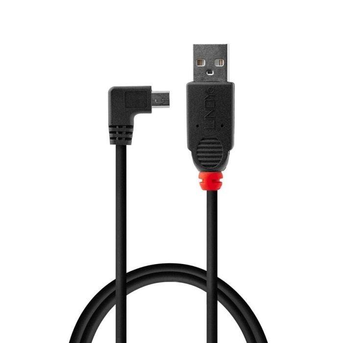 Cable USB 2.0 A a Mini USB B LINDY 31970 50 cm Negro