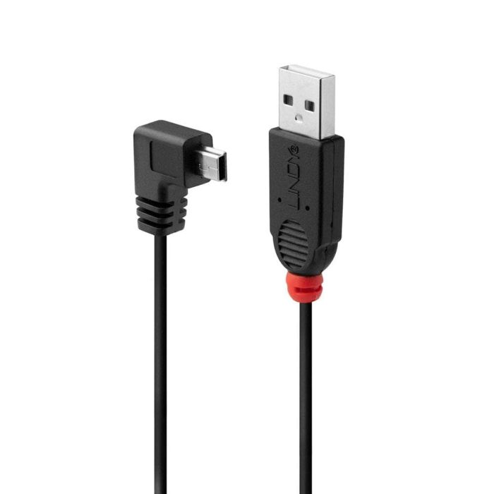 Cable USB 2.0 A a Mini USB B LINDY 31971 1 m Negro