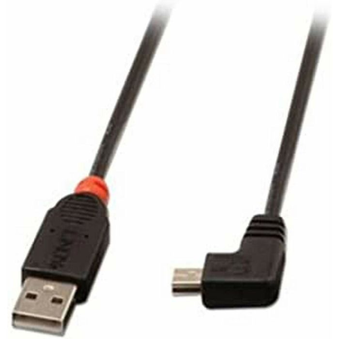 Cable USB 2.0 A a Mini USB B LINDY 31972 2 m Negro