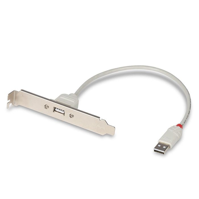 Cable USB A a USB B LINDY 33123 Blanco
