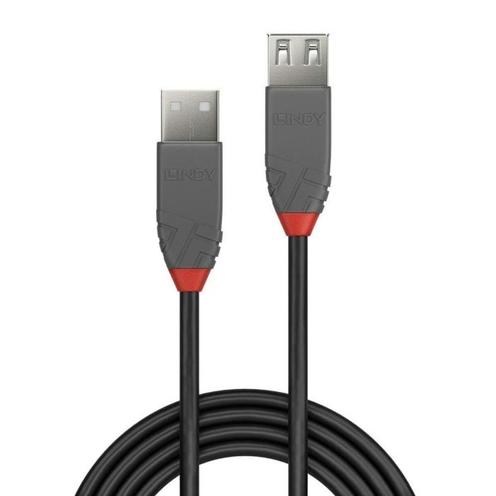 Cable USB LINDY 36701 Negro 50 cm (1 unidad) 1