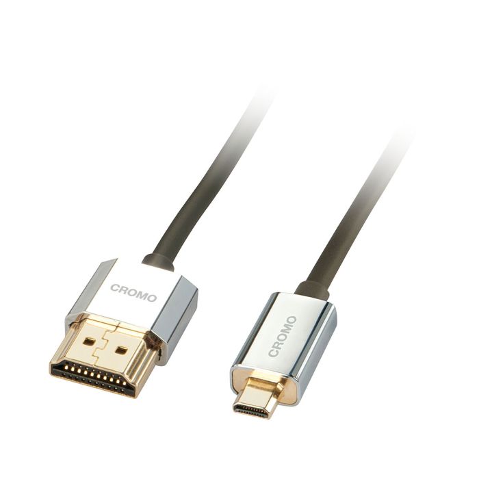 Cable HDMI a Micro HDMI LINDY 41682 2 m Plateado Negro