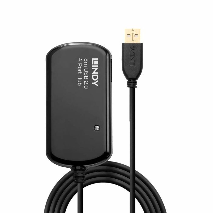 Hub USB LINDY 42781 Negro 1