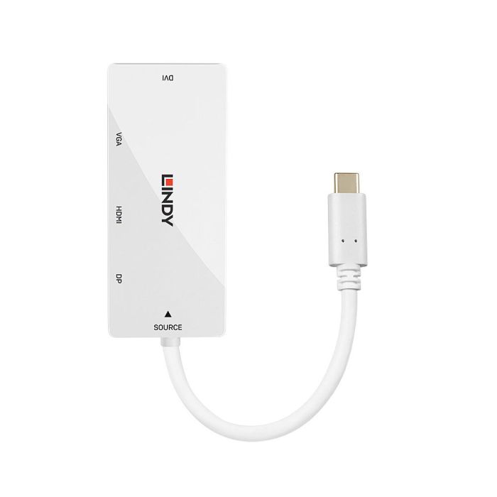 Hub USB LINDY 43279 Blanco (1 unidad) 1
