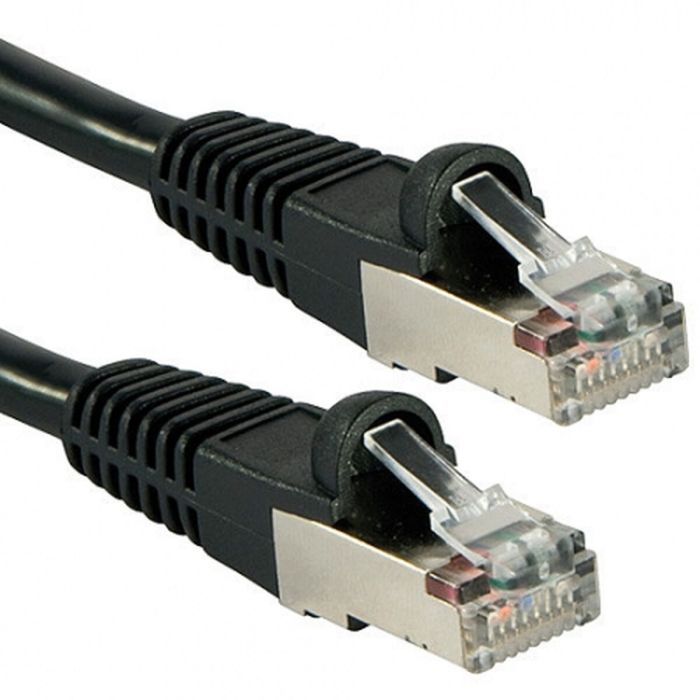 Cable de Red Rígido UTP Categoría 6 LINDY 47176 Negro 50 cm