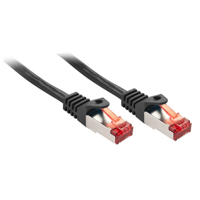Cable de Red Rígido UTP Categoría 6 LINDY 47376 Negro 5 m 1 unidad