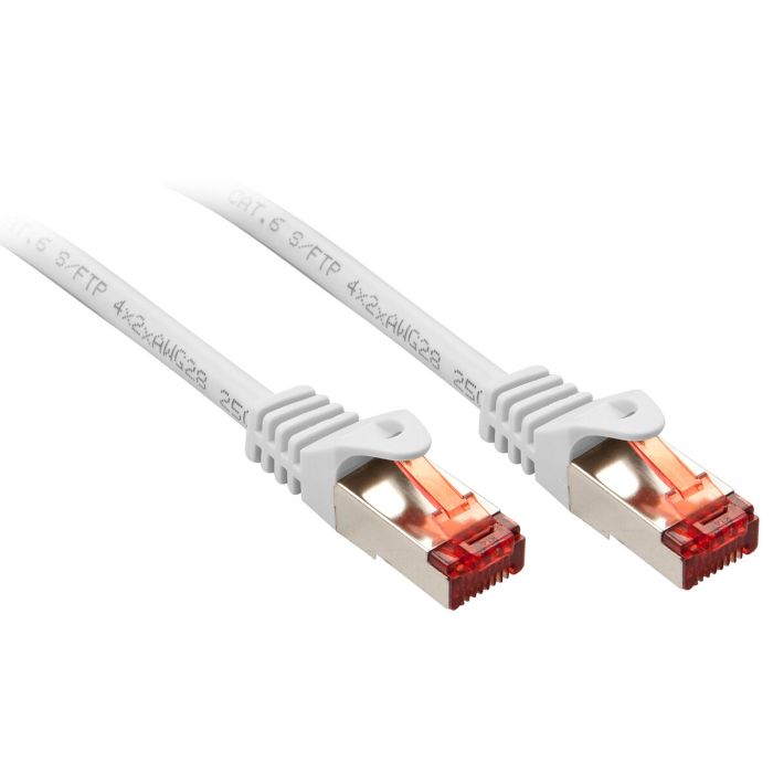 Cable de Red Rígido UTP Categoría 6 LINDY 47381 Blanco 50 cm